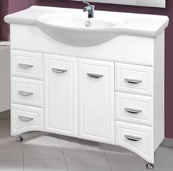 Тумба для комплекта Misty Дрея 105 6 ящиков Э-Дре01105-016Я