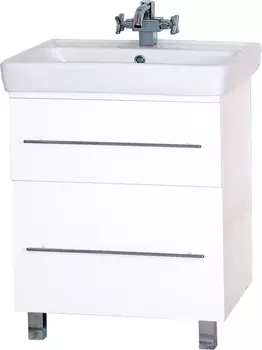 Тумба для комплекта Misty Елена 70 белая, с 2-мя ящиками П-Еле01073-012ЯДо