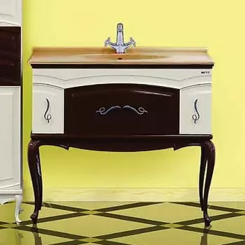 Тумба для комплекта Misty Флоренция бежево-коричневый Л-Фло01100-461