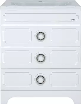 Тумба для комплекта Misty Лейла 60 белая Пр-Лей01060-013Я