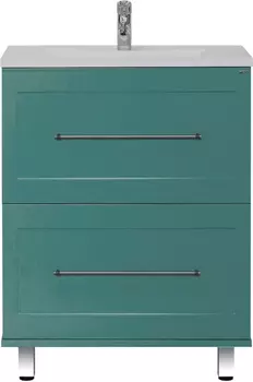 Тумба для комплекта Misty Марта 60 напольная, бирюзовая П-Мрт01060-091