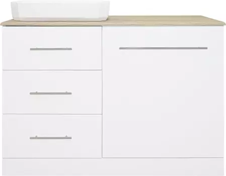 Тумба для комплекта Misty Респект 120 L Э-Рес01120-13ЯЛ