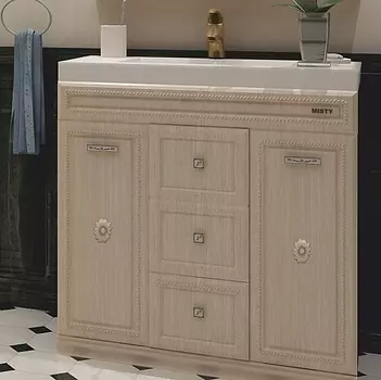 Тумба для комплекта Misty Roma 90 ясень патина Л-Ром01090-4734Я