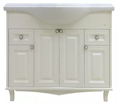 Тумба для комплекта Misty Шармель 105 свтело-бежевая эмаль Л-Шрм01105-5812Я