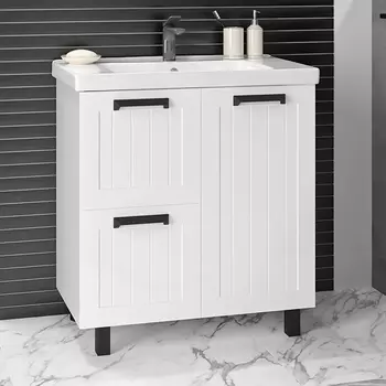 Тумба для комплекта Misty Спарта 80 белая П-Спа-06080-01-012Я