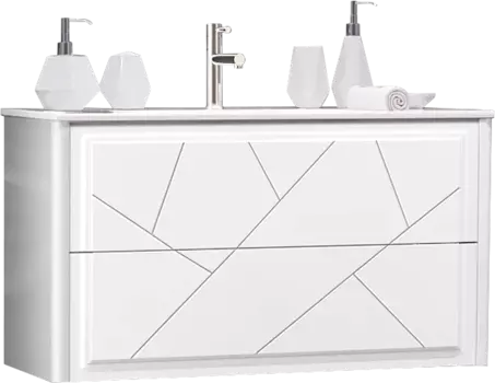 Тумба для комплекта Opadiris Луиджи 90 подвесная, белая матовая 00-00005939