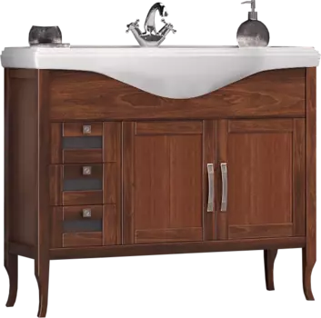 Тумба для комплекта Opadiris Мираж 100 светлый орех, под раковину Кировит 00-00005725