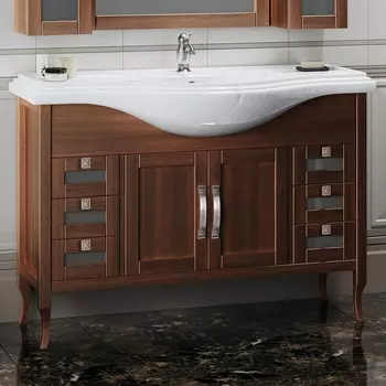 Тумба для комплекта Opadiris Мираж 120 светлый орех 00-00000058