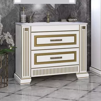 Тумба для комплекта Opadiris Оникс 100 золотая патина Z0000005640