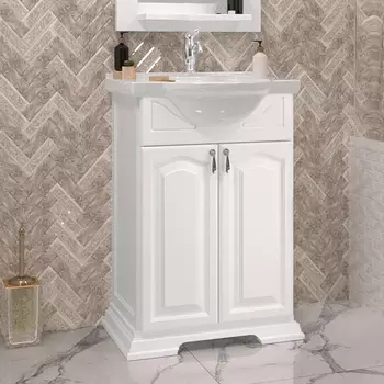 Тумба для комплекта Opadiris Риспекто 55 белая матовая 00-00005760