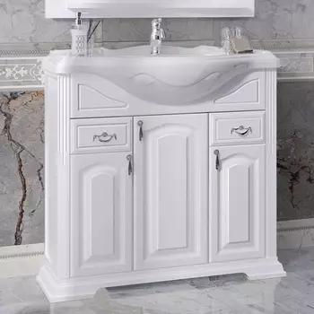 Тумба для комплекта Opadiris Риспекто 85 белая 00-00005910