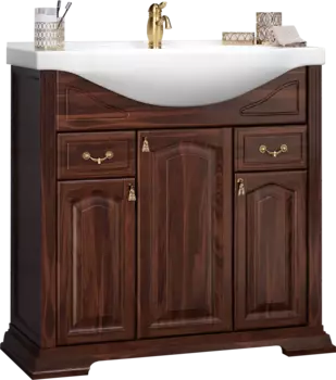 Тумба для комплекта Opadiris Риспекто 85 нагал, под раковину Сенеж 00-00006705