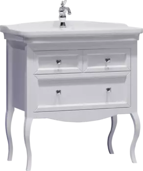 Тумба для комплекта Opadiris Валери 85 белая 00-00006801