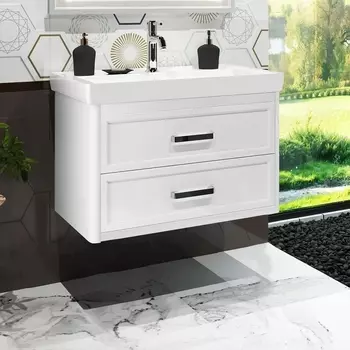 Тумба для комплекта Opadiris Вегас 80 подвесная, белая 00-00004038