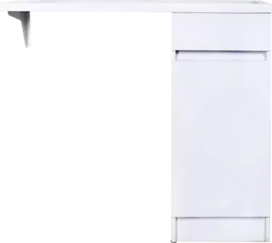 Тумба для комплекта Orange Sistema 40 R белый глянец, с бельевой корзиной, под стиральную машину STK-40TUW+RAR