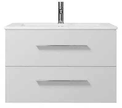 Тумба для комплекта подвесная Creto Ares 80 белая 10-1113W