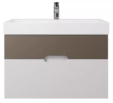 Тумба для комплекта подвесная Creto Malibu Capuchino Soft 80 7-1078CapS