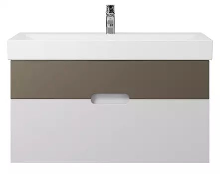 Тумба для комплекта подвесная Creto Malibu Capuchino Soft 100 7-1079CapS