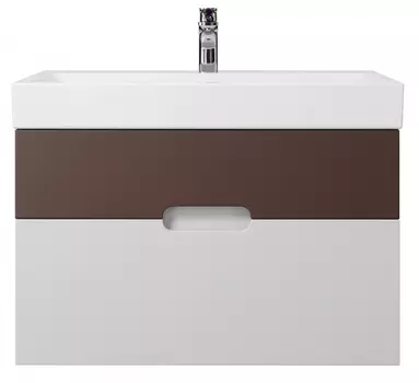 Тумба для комплекта подвесная Creto Malibu Chocolate Soft 80 7-1078CS