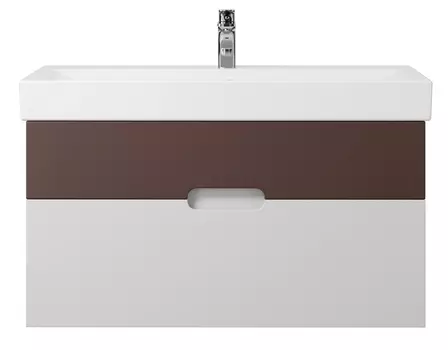 Тумба для комплекта подвесная Creto Malibu Chocolate Soft 100 7-1079CS