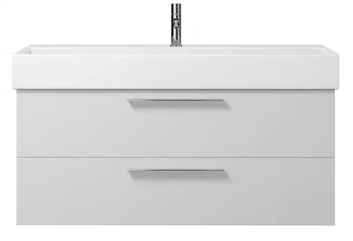 Тумба для комплекта подвесная Creto Tivoli 100 белая 8-1378W