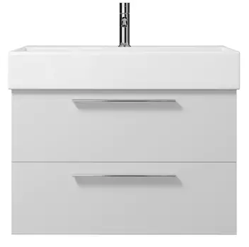 Тумба для комплекта подвесная Creto Tivoli 80 белая 8-1377W