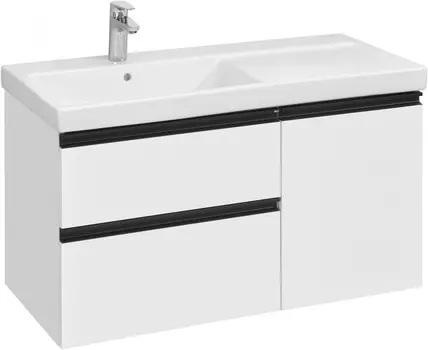 Тумба для комплекта Roca Domi 100 L, белый глянец 857626806