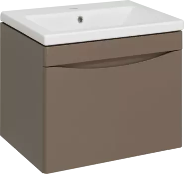 Тумба для комплекта Runo Афина 60 подвесная, бежевая 00-00001206