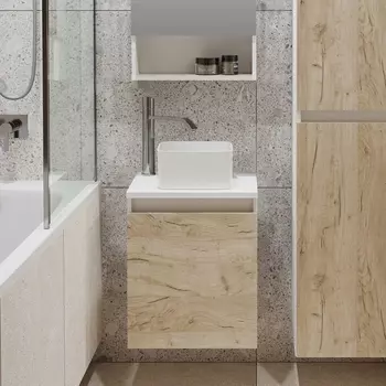 Тумба для комплекта Runo Бари 40 крафтовый дуб 00-00001372