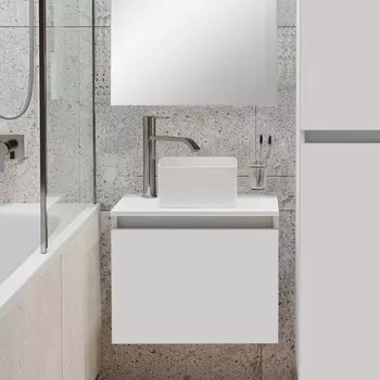 Тумба для комплекта Runo Бари 50 белая 00-00001472