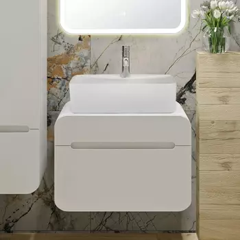 Тумба для комплекта Runo Ницца 60 белая 00-00002122