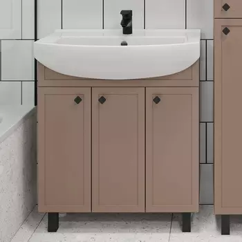 Тумба для комплекта Runo Римини 75 бежевая 00-00001276