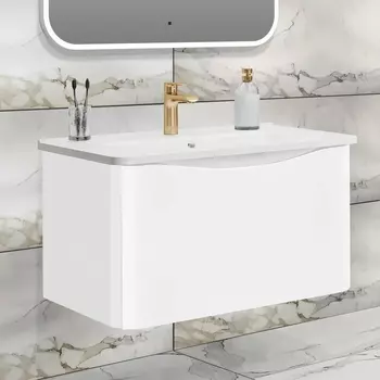 Тумба для комплекта Runo Тоскана 80 белая 00-00001415