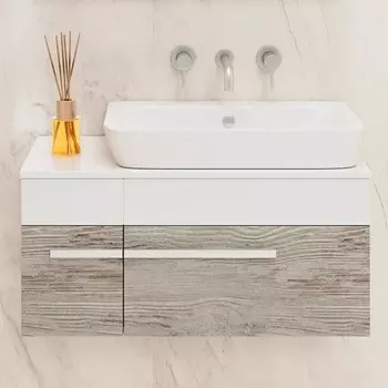 Тумба для комплекта Runo Вудлайн 85, подвесная, скандинавский дуб 00-00001010