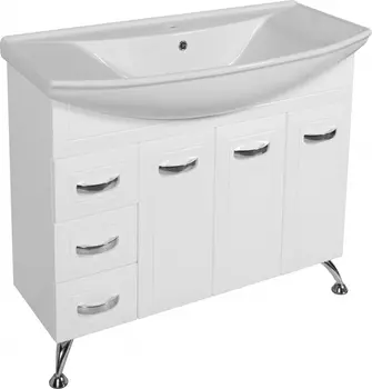 Тумба для комплекта Rush Fiji 105 белый глянец FIS181105W