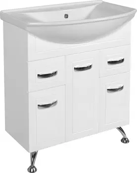 Тумба для комплекта Rush Fiji 75 белый глянец FIS18175W