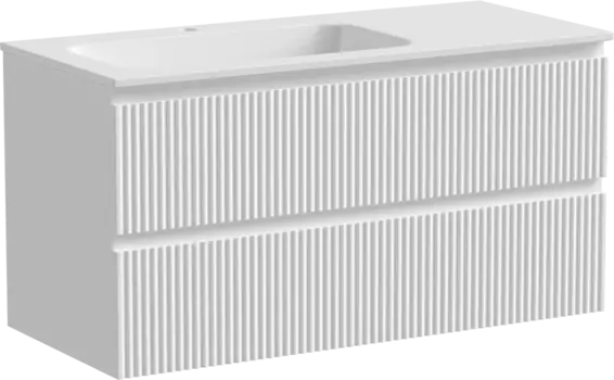 Тумба для комплекта Sancos Snob R 100, L, bianco SNR100LW