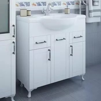 Тумба для комплекта Sanflor Глория 85 белая С000005710