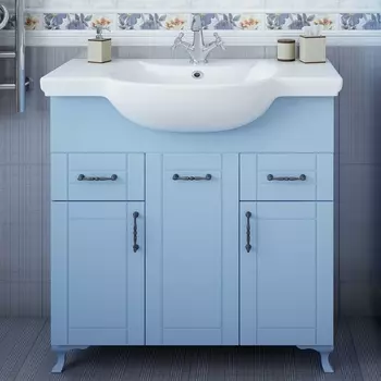 Тумба для комплекта Sanflor Глория 85 серая С000005712