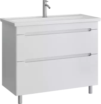 Тумба для комплекта Sanstar Адель 100 напольная, белая 385.1-1.4.1.