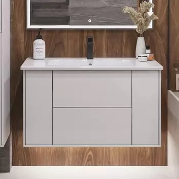 Тумба для комплекта Sanstar Boston 100 подвесная, белая 271.1-1.5.1.