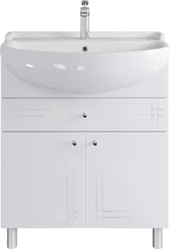 Тумба для комплекта Sanstar Июнь 70 напольная, белая 341.1-1.4.1.