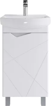 Тумба для комплекта Sanstar Линни 45 напольно-подвесная, белая 400.1-1.4.1.