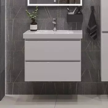 Тумба для комплекта Sanstar Migliore 70 подвесная, белая 254.1-1.5.1.