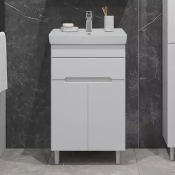 Тумба для комплекта Sanstar Модена 50 напольная, белая 222.1-1.4.1.