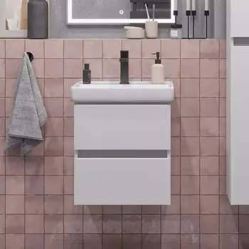 Тумба для комплекта Sanstar Велья 50 подвесная, белая 387.1-1.4.1.