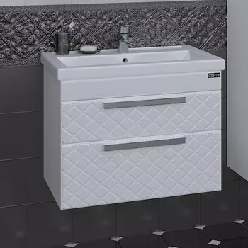 Тумба для комплекта СанТа Калипсо Люкс NEW 70 подвесная 2 ящика 217007лN