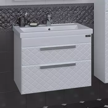 Тумба для комплекта СанТа Калипсо Люкс NEW 80 подвесная 2 ящика 217004лN