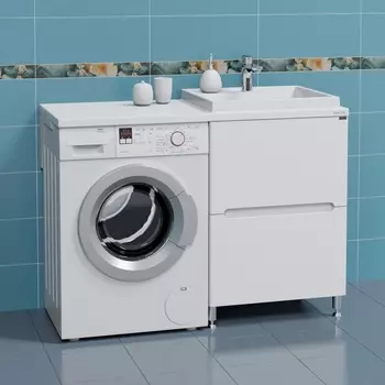 Тумба для комплекта СанТа Лондон 60 под стиральную машину, 2 ящика 224034