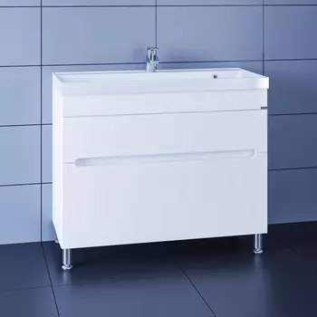 Тумба для комплекта СанТа Лондон (Classic) 100 напольная, 2 ящика 224030